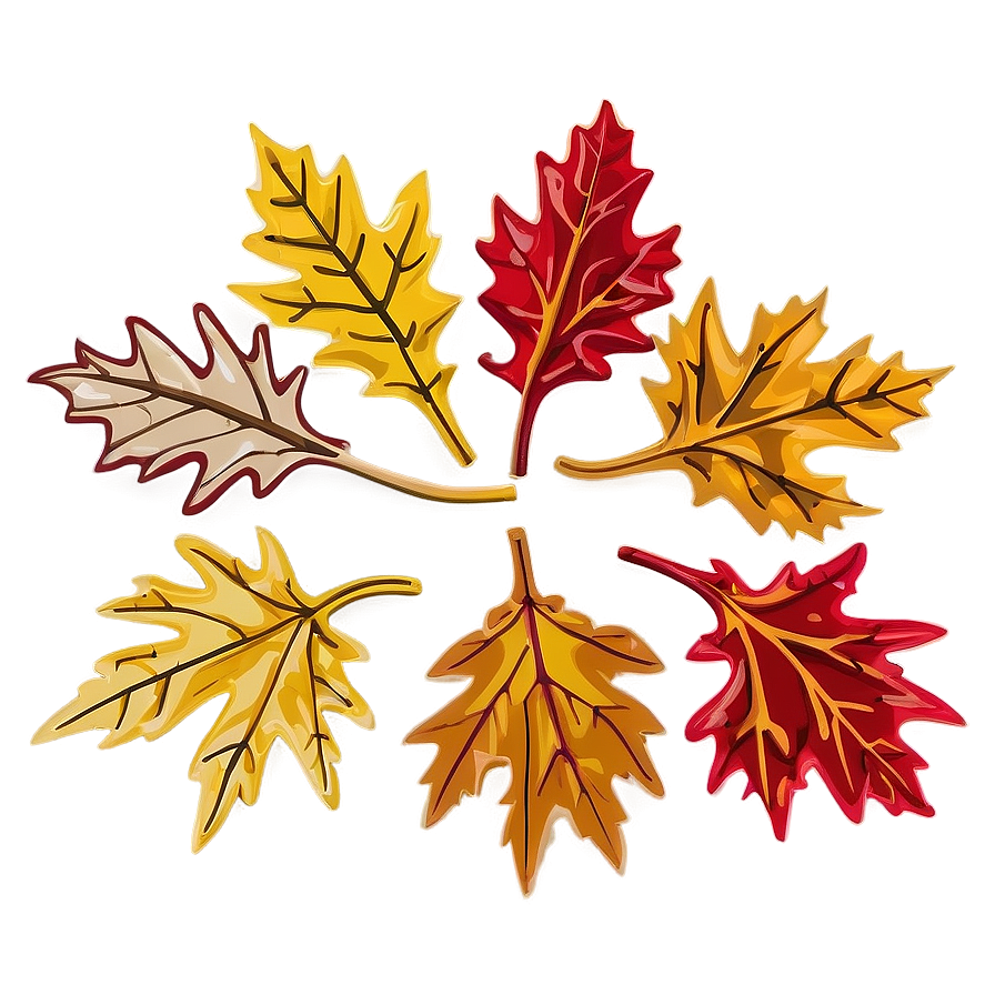 Fall Leaf Outline Png Ghu23 PNG Image