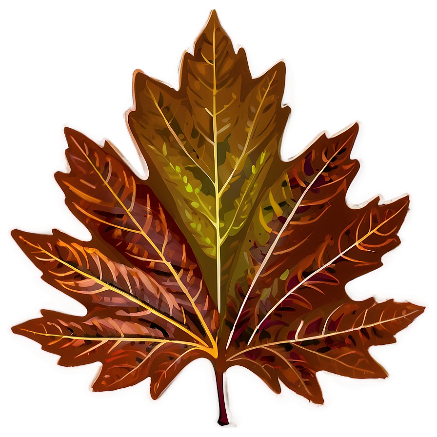 Fall Leaf Outline Png Qwh PNG Image