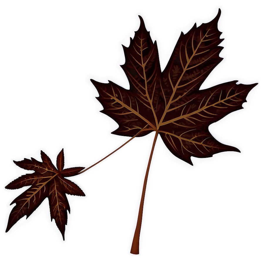 Fall Leaves Silhouette Png 05042024 PNG Image