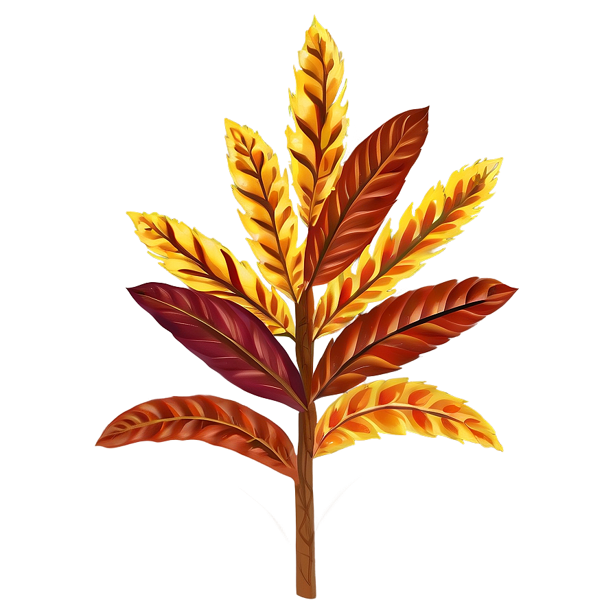 Fall Nature Flowers Png Jrf PNG Image