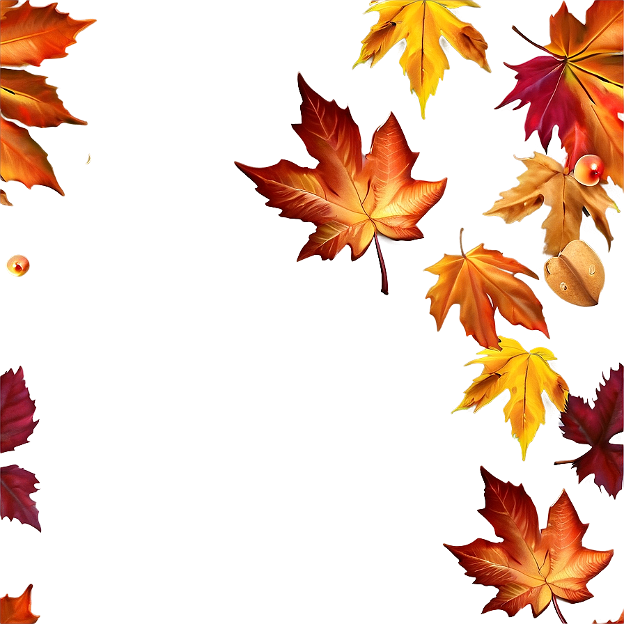 Falling Autumn Leaves Png 06132024 PNG Image