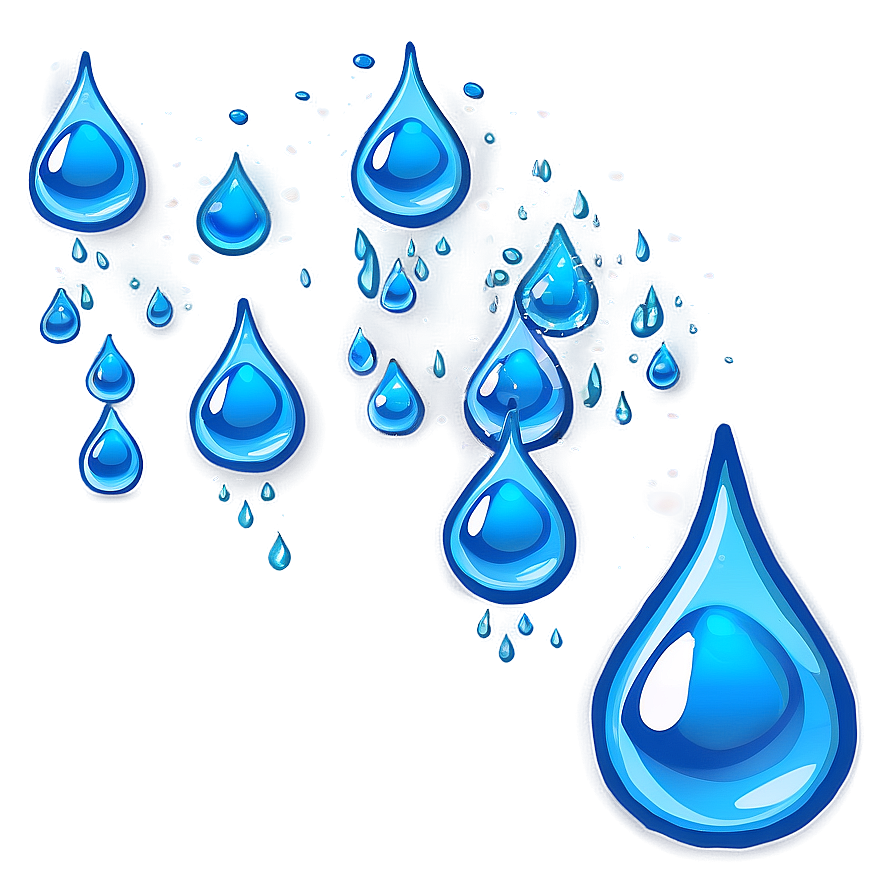 Falling Raindrop Transparent Png Eaq PNG Image