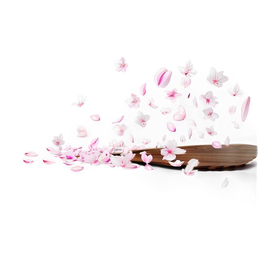 Falling Sakura Petals Png Ffi PNG Image