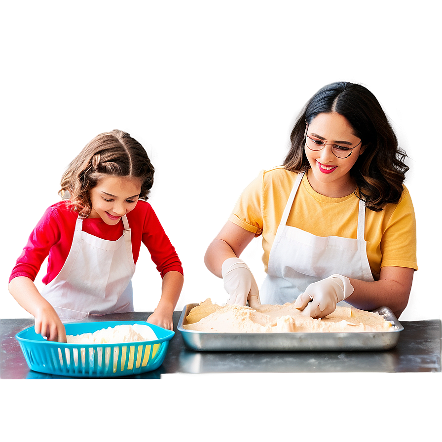 Family Baking Together Png 54 PNG Image