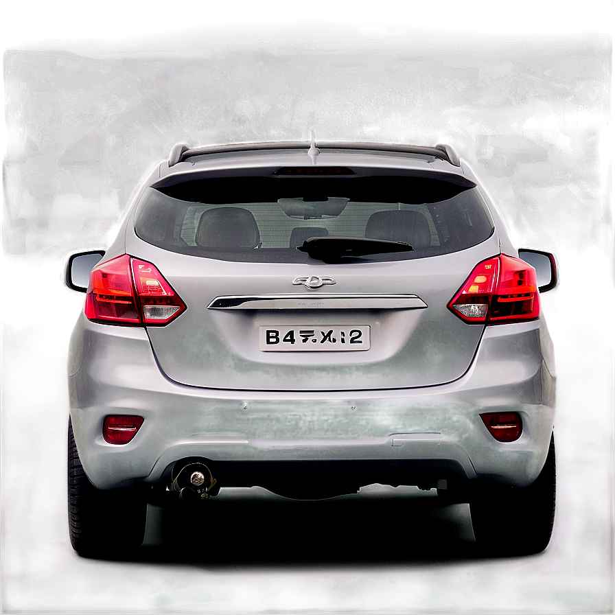 Family Car Back View Png Sdm81 PNG Image