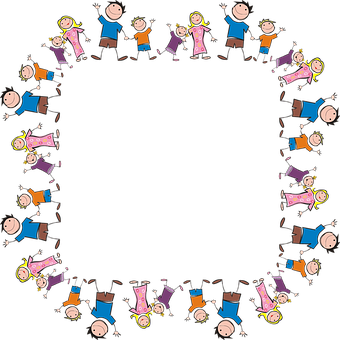 Family Frame Cartoon Illustration PNG Image