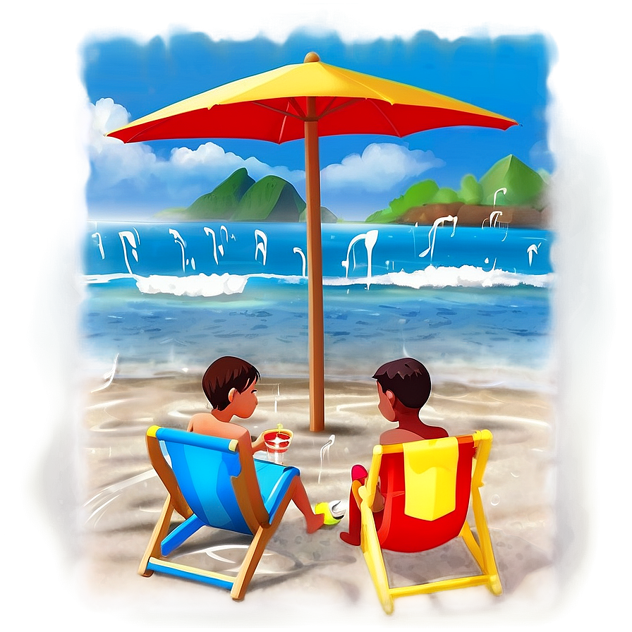 Family Fun Beach Day Png 15 PNG Image