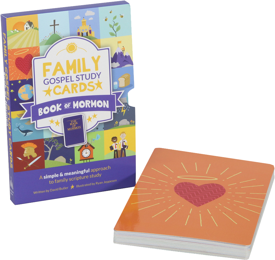 Family Gospel Study Cards Bookof Mormon PNG Image