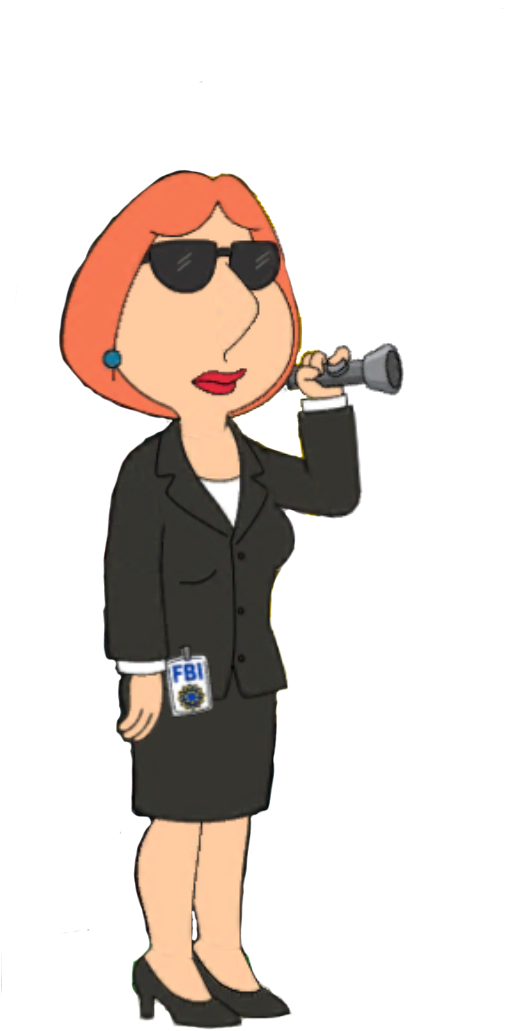 Family Guy F B I Agent Character PNG Image