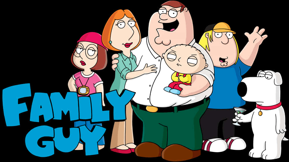 Family_ Guy_ Main_ Characters PNG Image