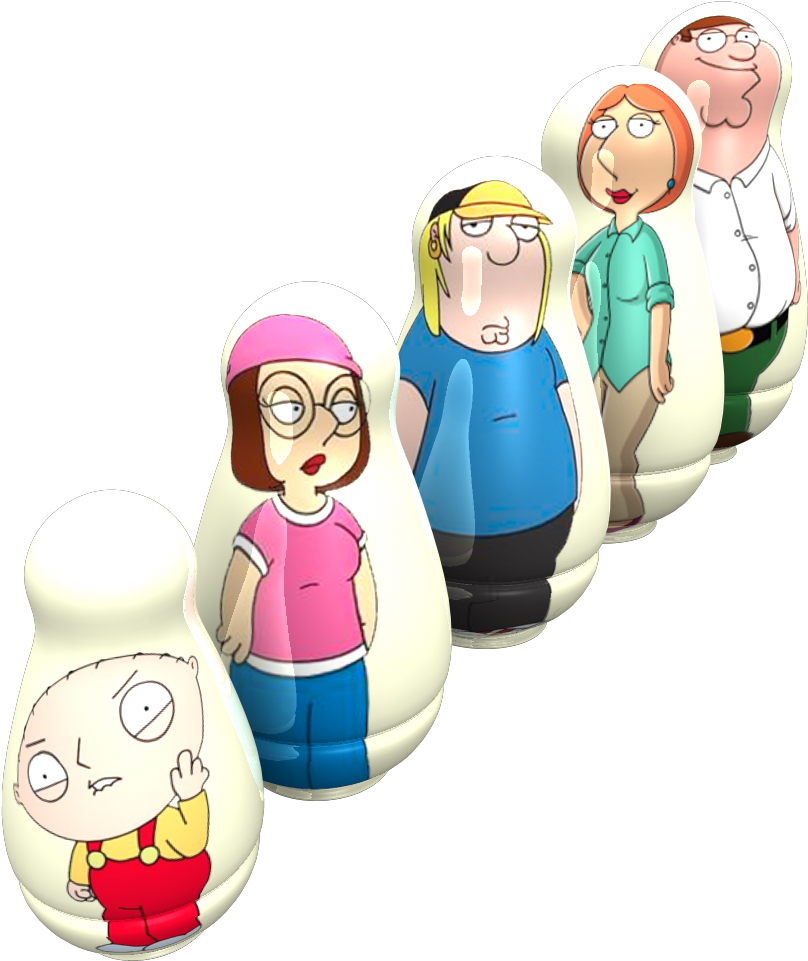 Family Guy Matryoshka Dolls PNG Image