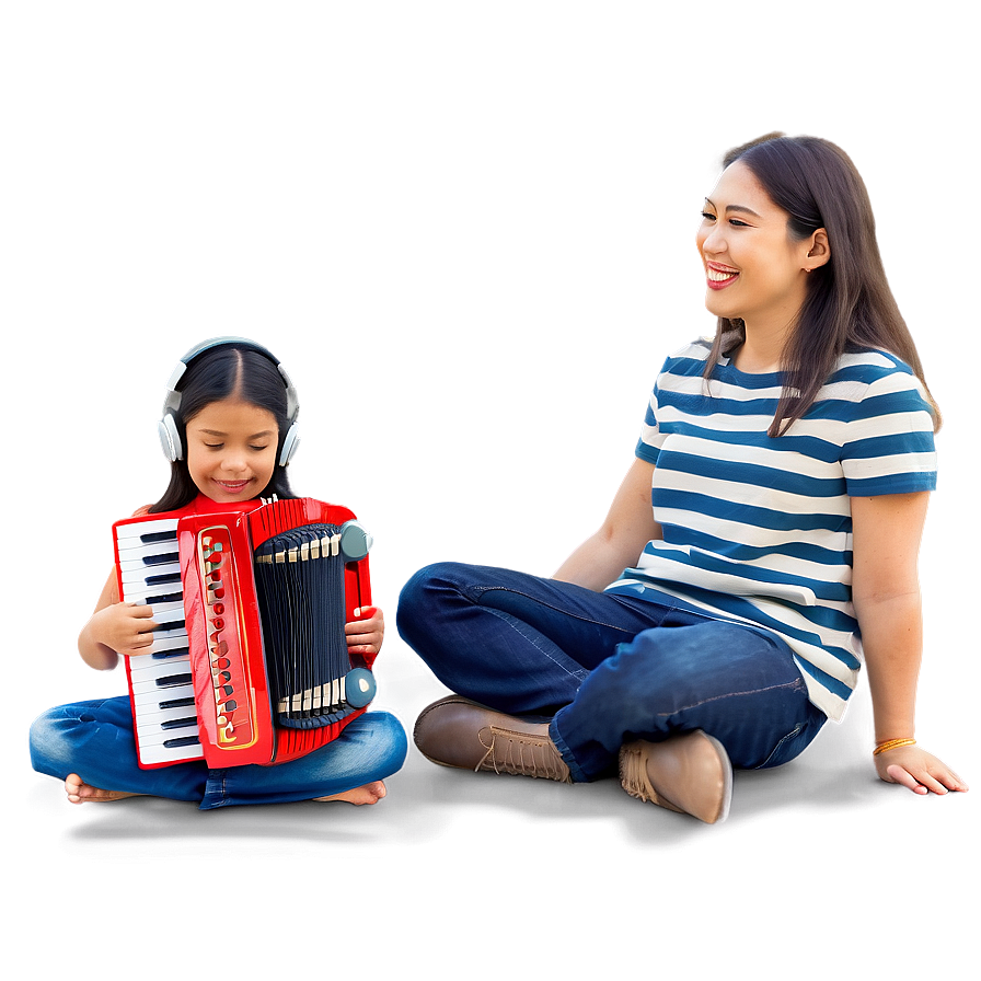 Family Learning Music Png Wtg PNG Image