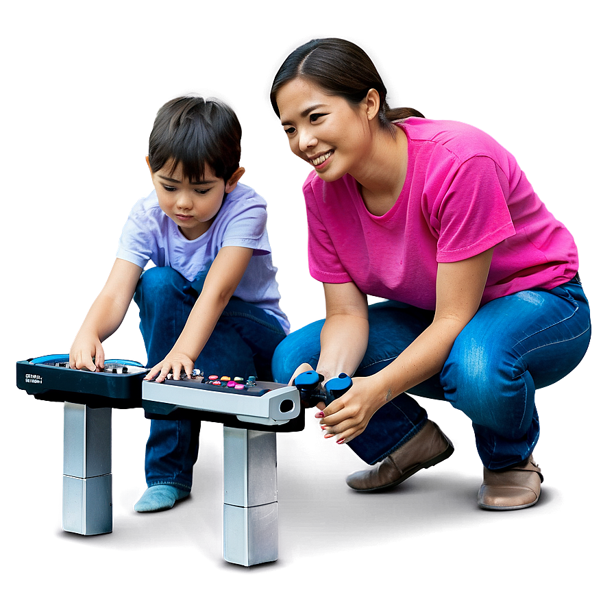 Family Playing Video Games Png 10 PNG Image