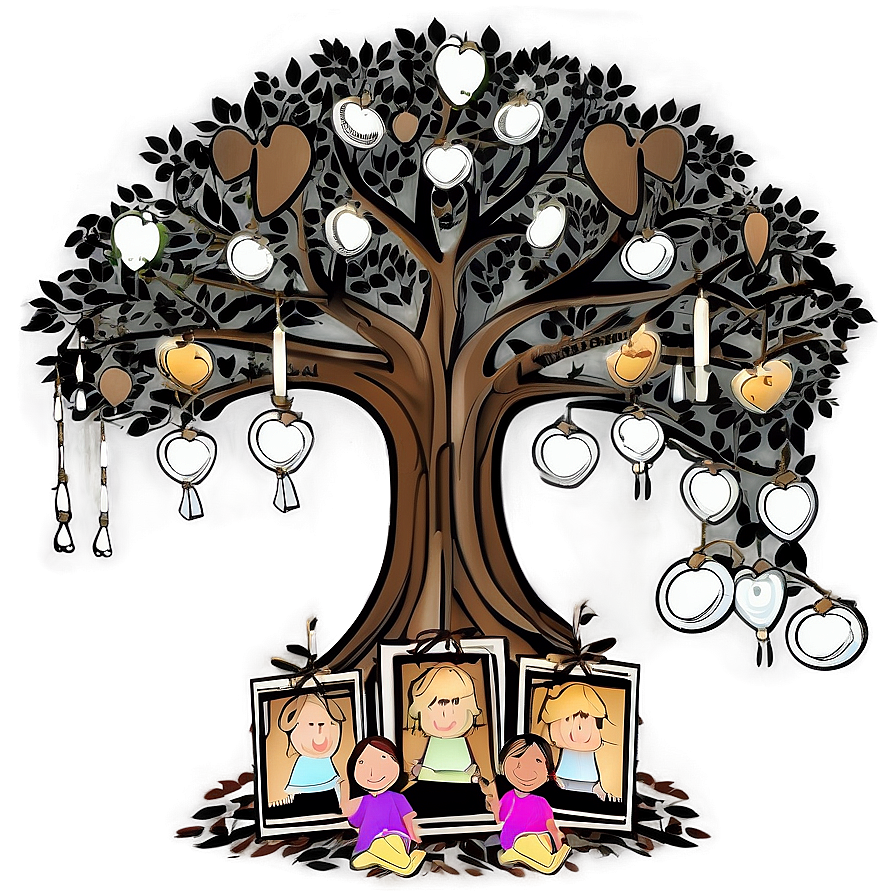 Family Reunion Tree Of Memories Png 06212024 PNG Image