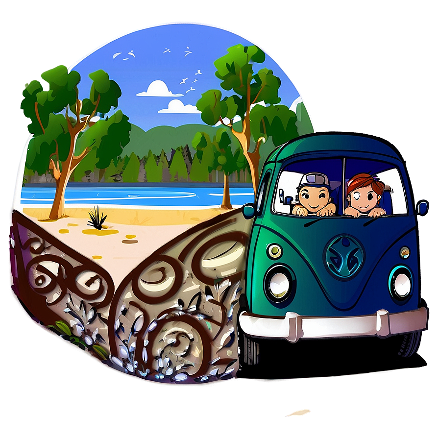 Family Road Trip Cartoon Png 62 PNG Image