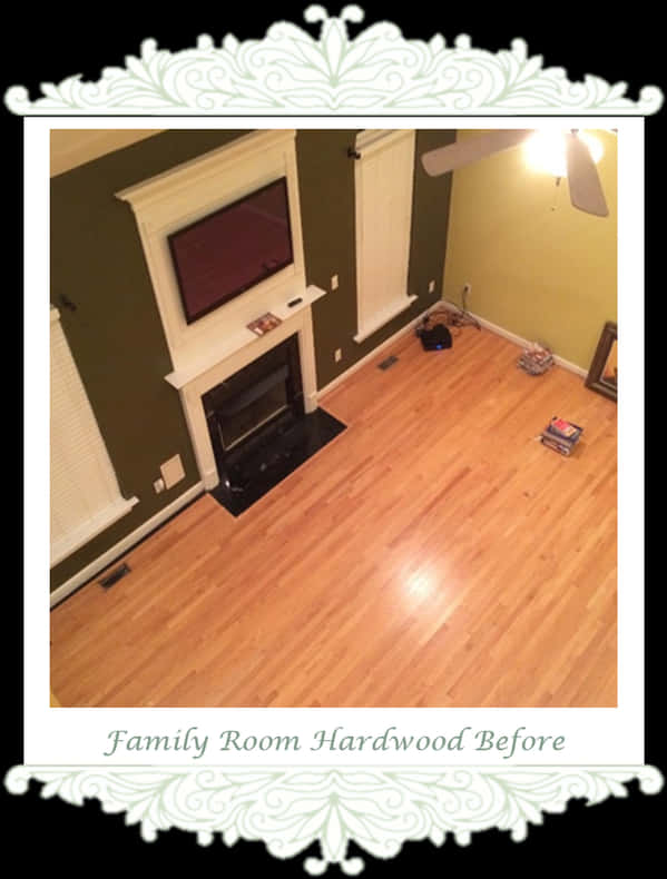 Family Room Hardwood Floor Before Renovation.jpg PNG Image