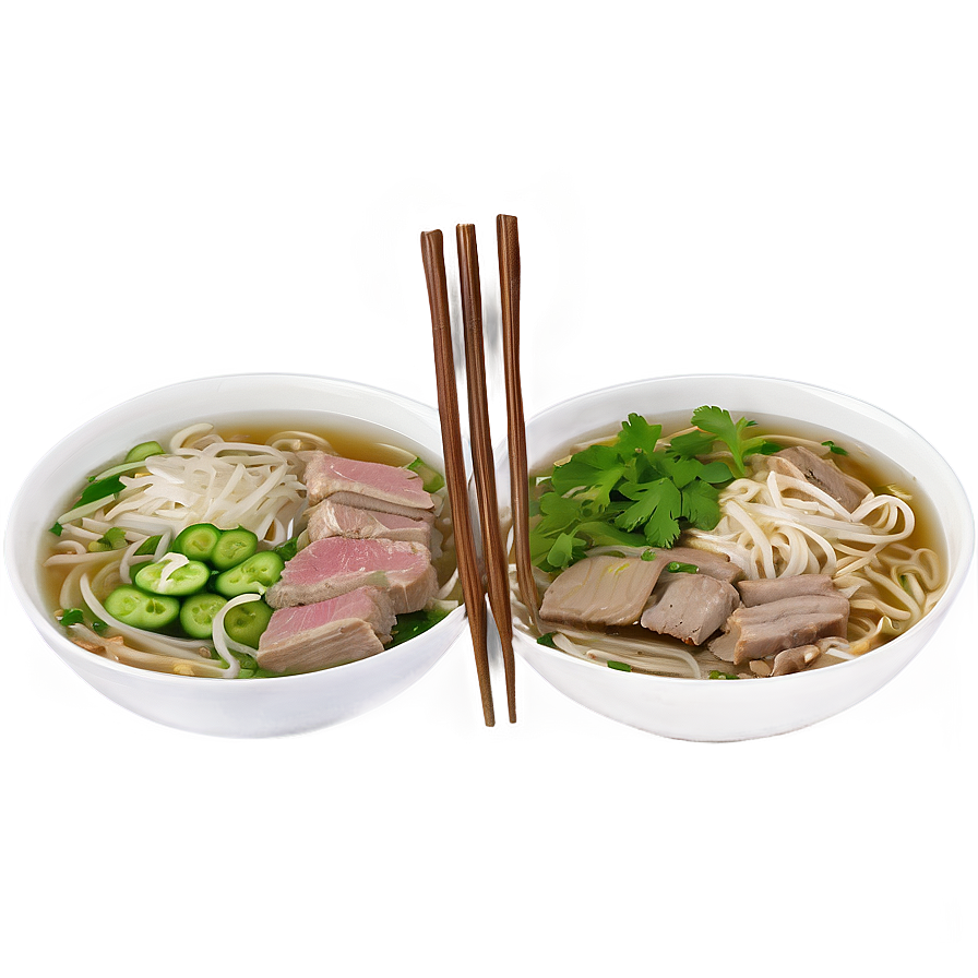 Family Size Pho Meal Png 06202024 PNG Image