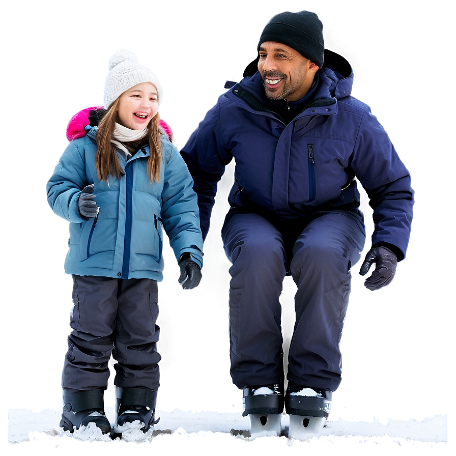 Family Winter Fun Png Vtr93 PNG Image