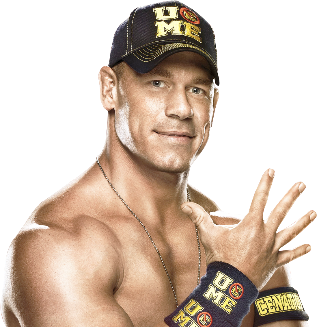 Famous Wrestler Hand Gesture PNG Image