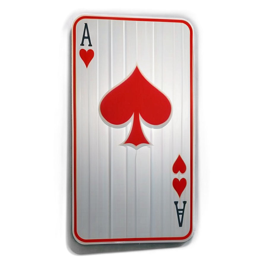 Fancy Ace Card Png 06252024 PNG Image