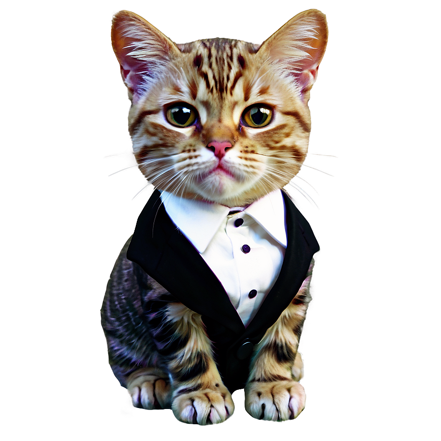 Fancy Cat Meme Png Wbk14 PNG Image