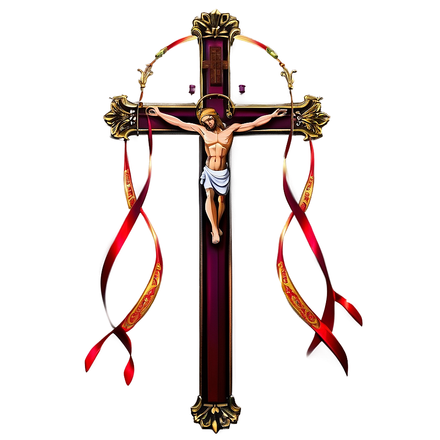 Fancy Christian Cross Png 06292024 PNG Image