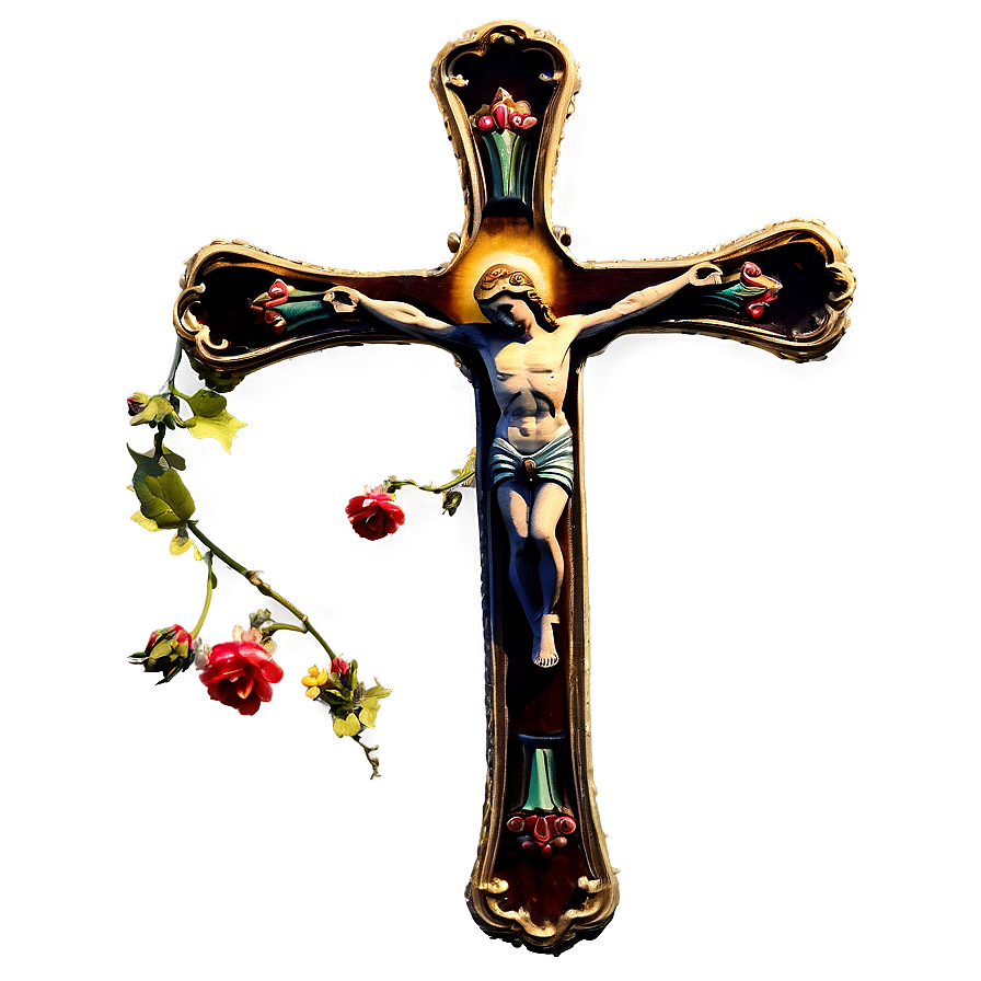 Fancy Cross A PNG Image