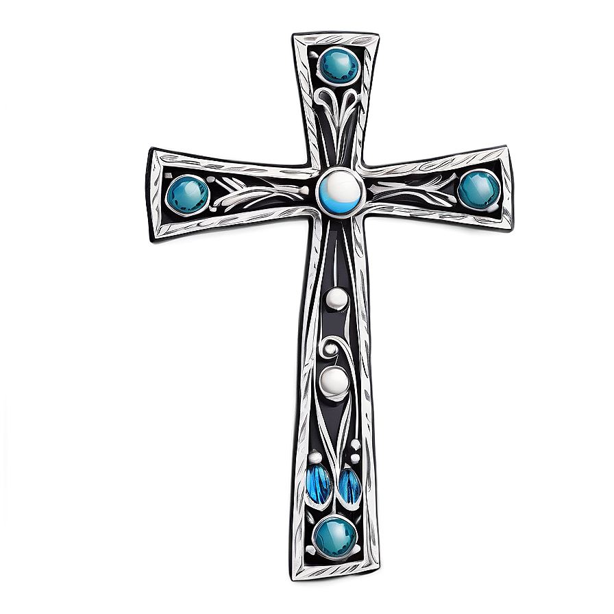 Fancy Cross Sketch Png Qmr PNG Image