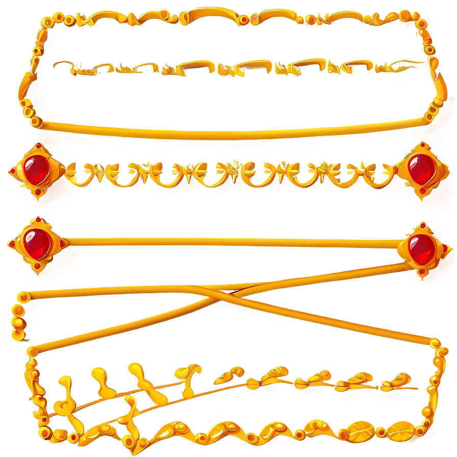 Fancy Decorative Line Png Uer75 PNG Image