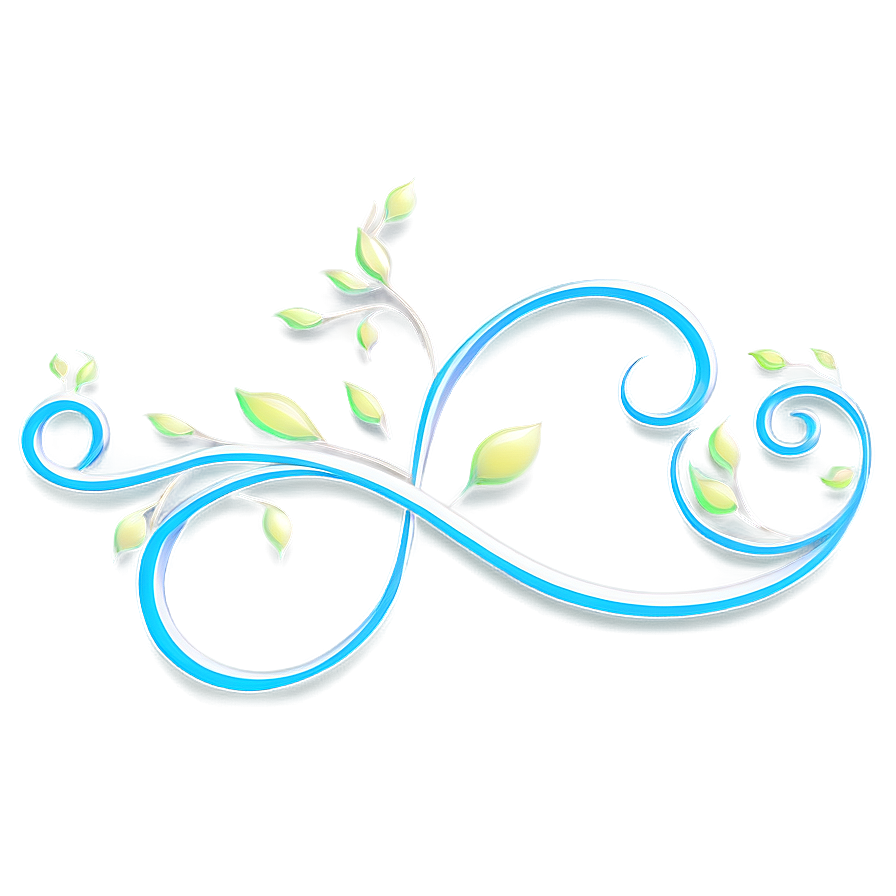 Fancy Flourish Line Artwork Png 06122024 PNG Image