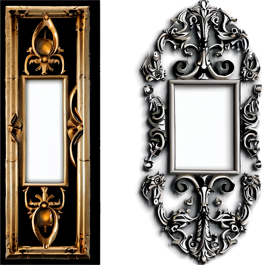 Fancy Gothic Frame Png Fyq PNG Image