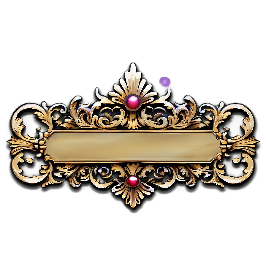 Fancy Name Plate Png 06122024 PNG Image