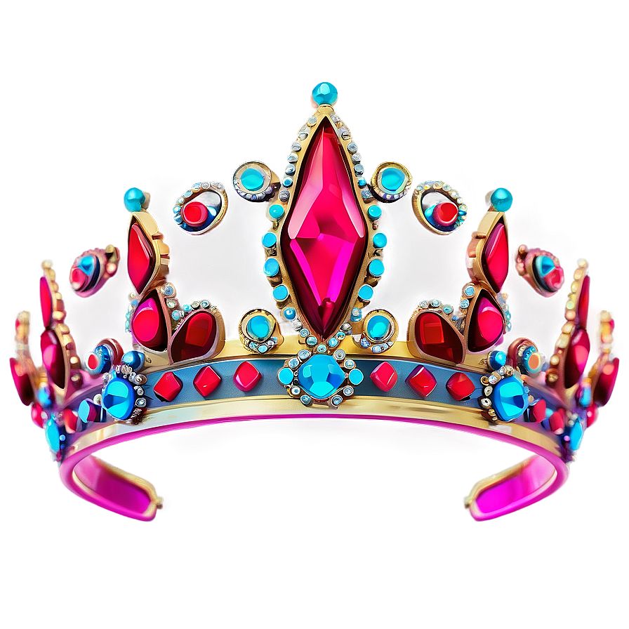 Fancy Neon Crown Png Uvi PNG Image