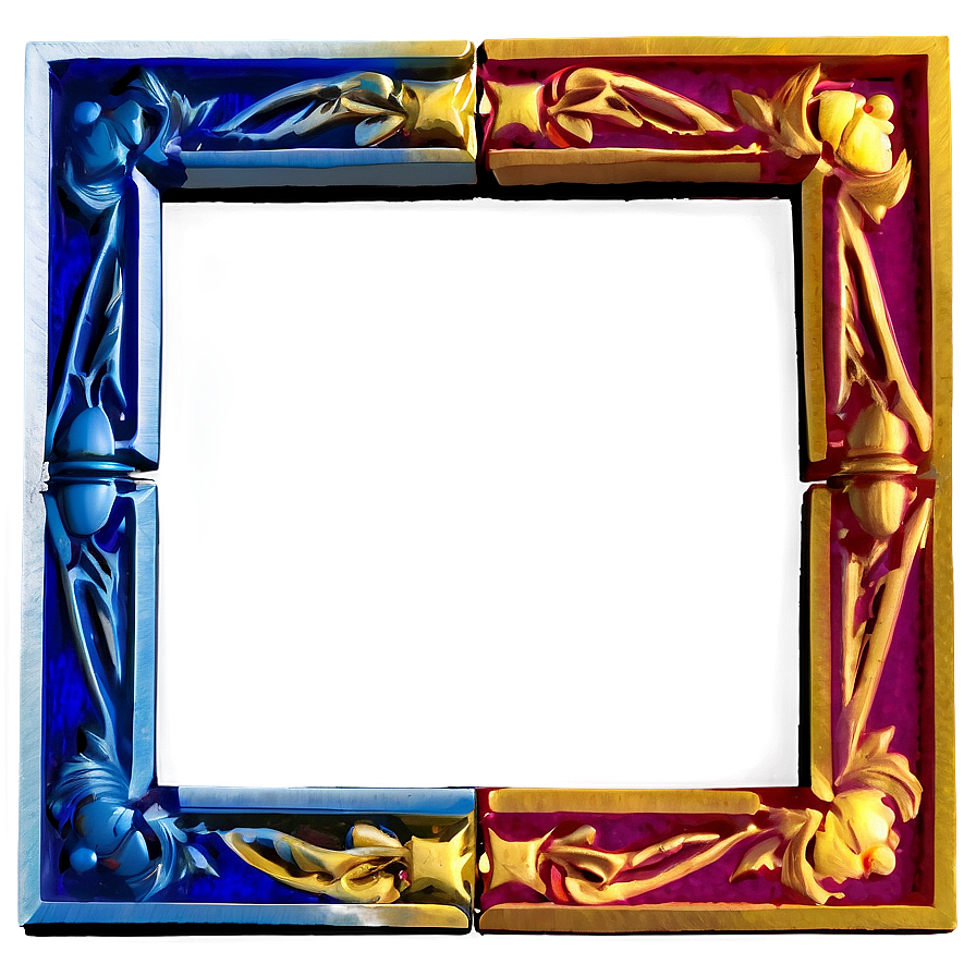 Fancy Square Frame Png 06132024 PNG Image