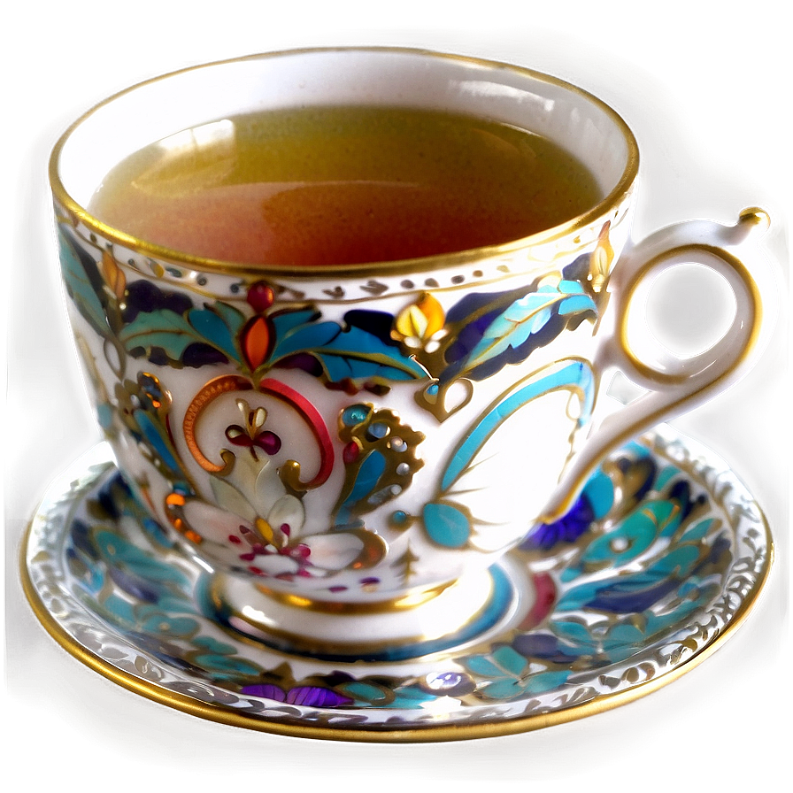 Fancy Tea Cup Transparent Png 90 PNG Image