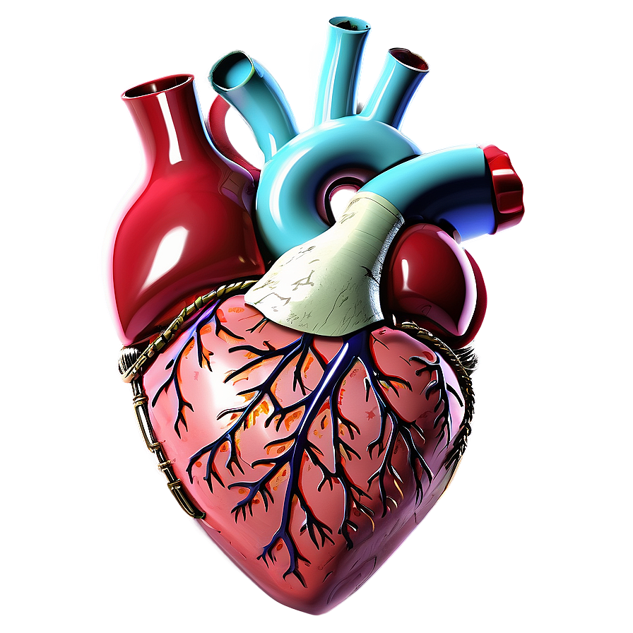 Fantasy Anatomical Heart Png Sni PNG Image