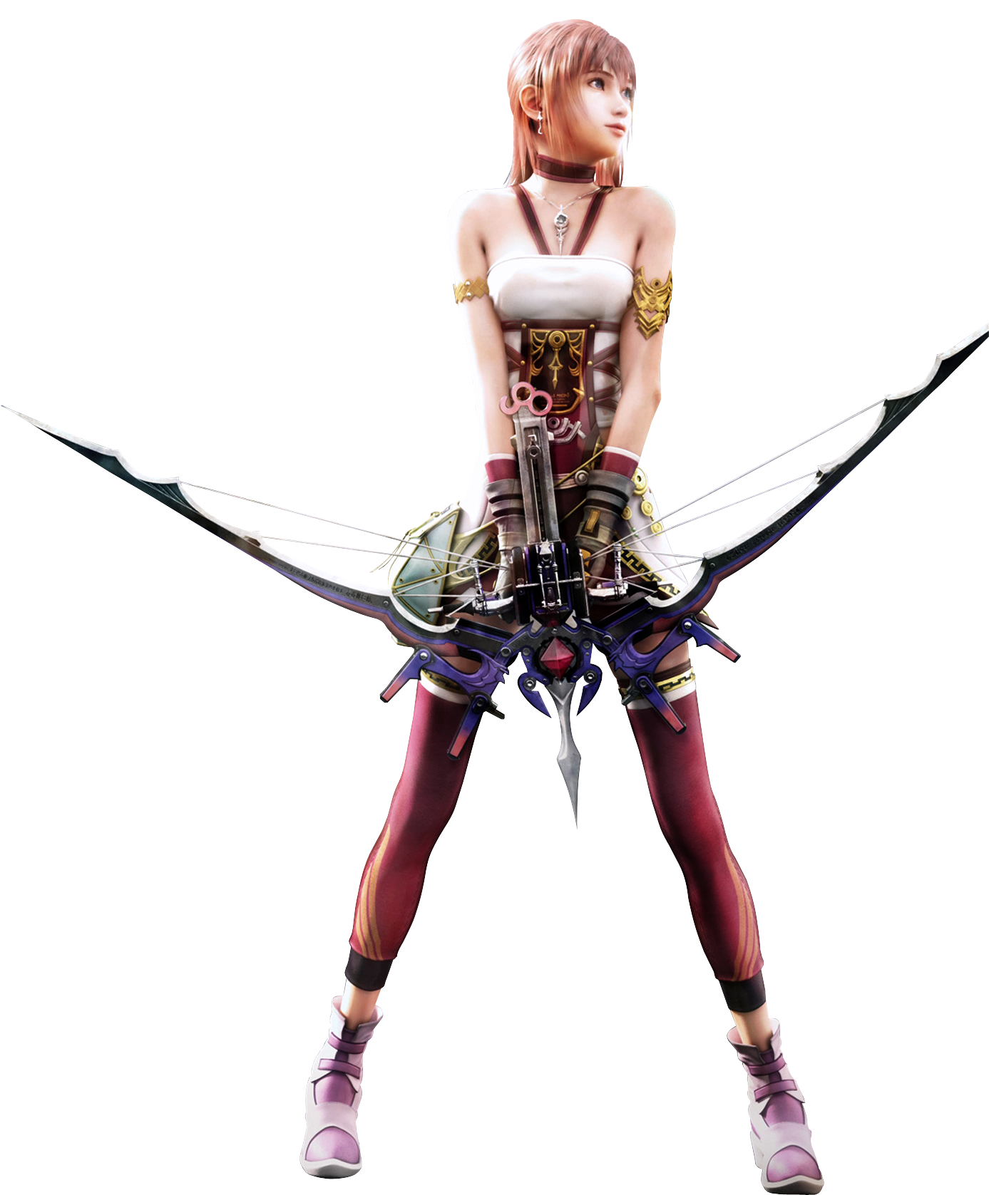 Fantasy Archer Warrior Girl PNG Image