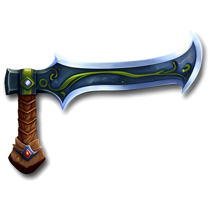 Fantasy Axe Illustration Png Qfc46 PNG Image