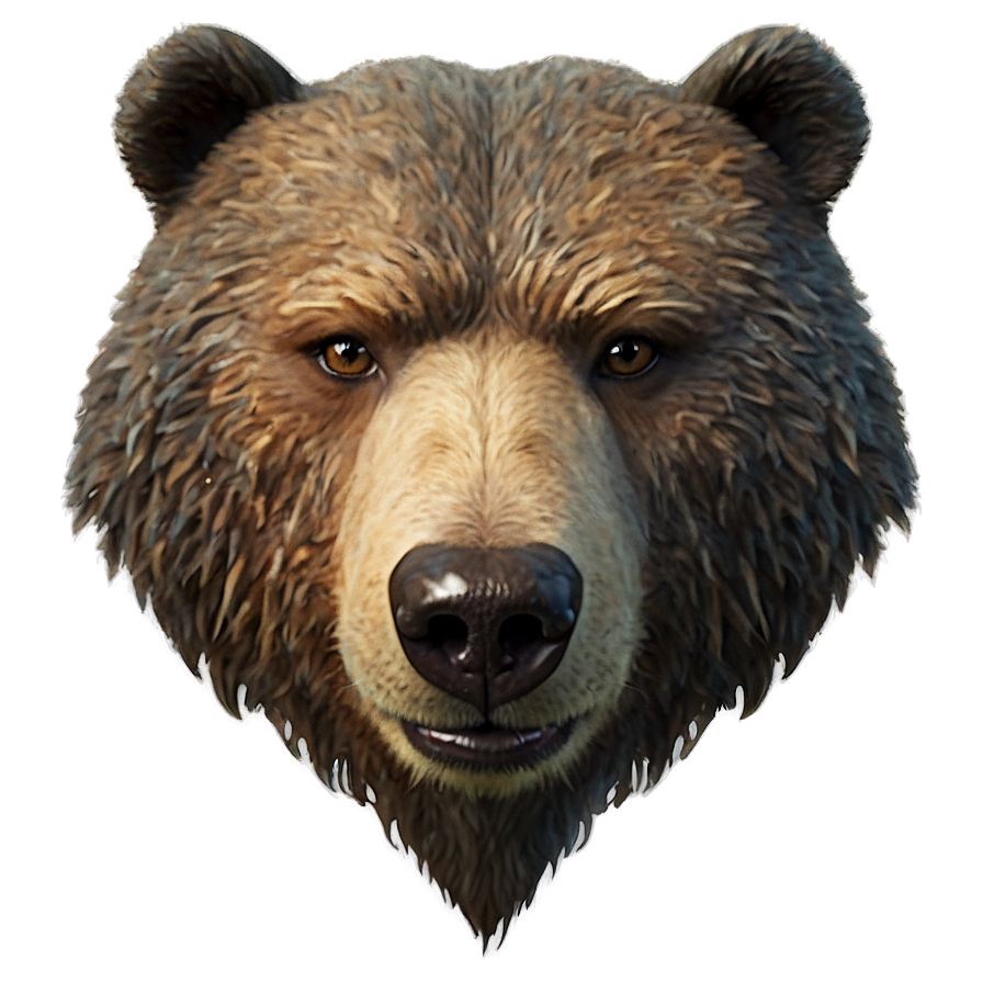 Fantasy Bear Face Png Wwh46 PNG Image