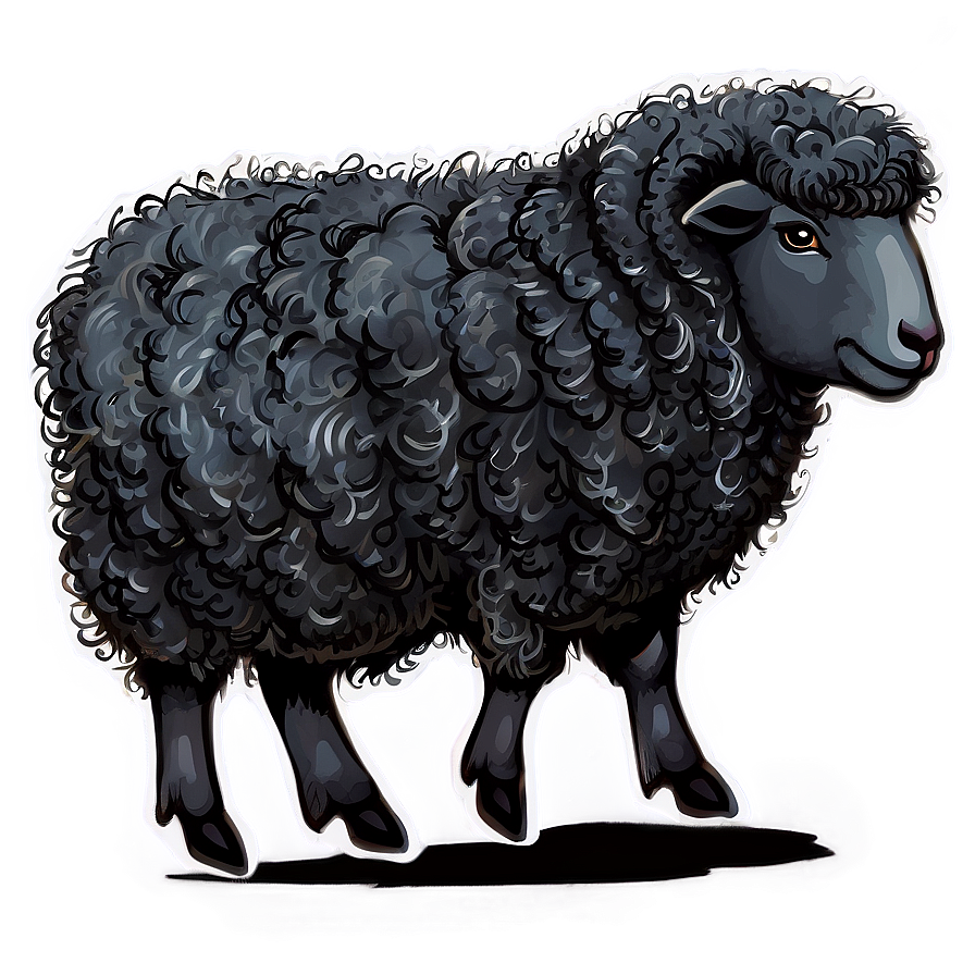 Fantasy Black Sheep Png Cwf74 PNG Image