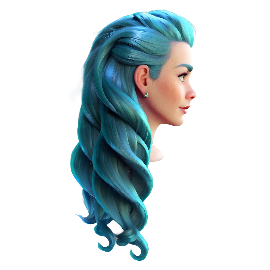 Fantasy Cartoon Hair Png Uot36 PNG Image