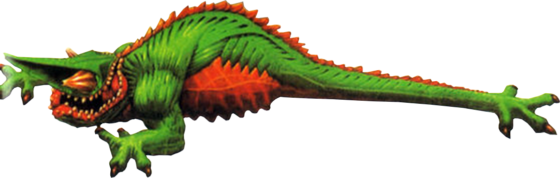 Fantasy Chameleon Creature PNG Image