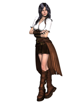 Fantasy Character Artwork PNG Image