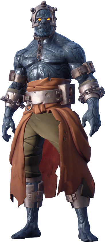 Fantasy Character Shackled Golem PNG Image