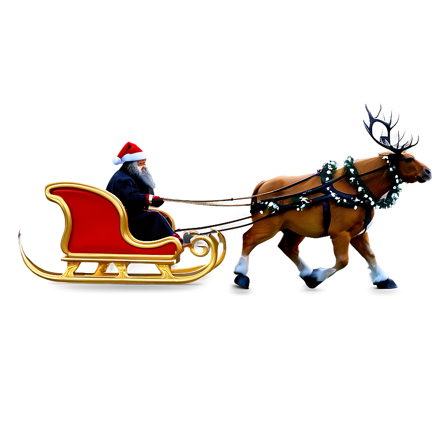 Fantasy Christmas Sleigh Png Tuc PNG Image