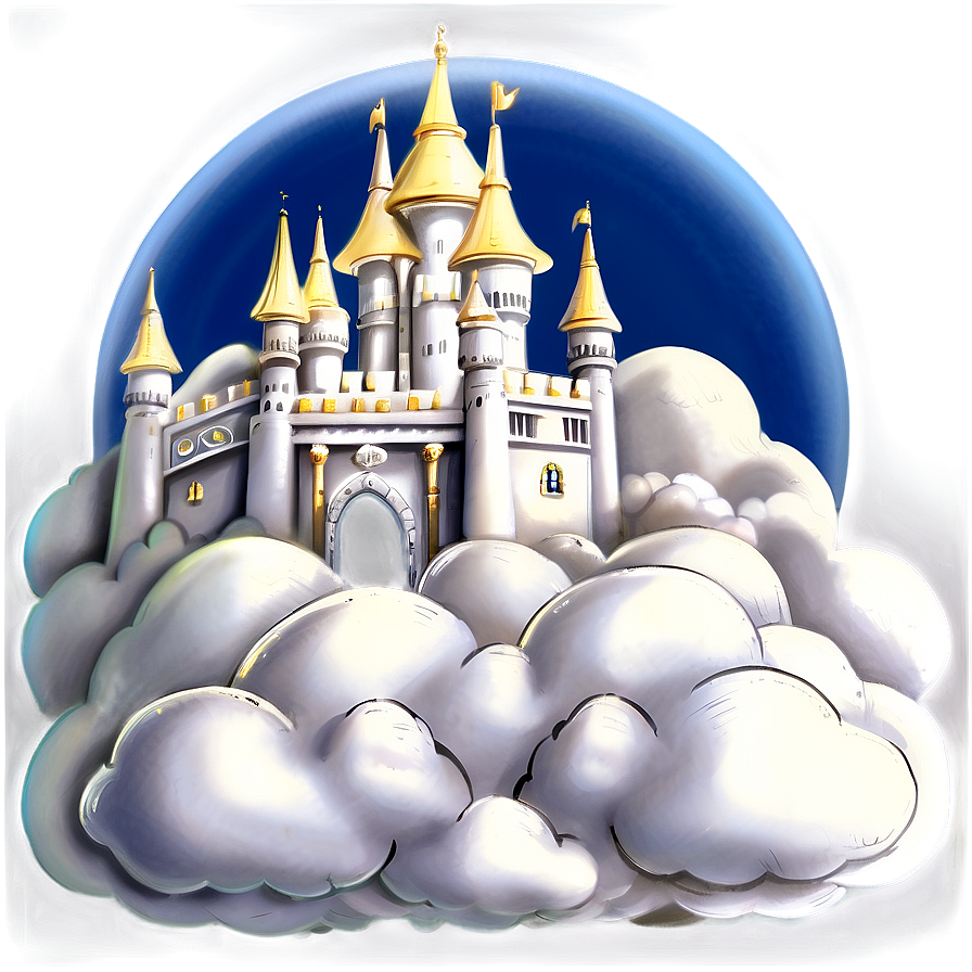 Fantasy Cloud Castle Png Qck46 PNG Image