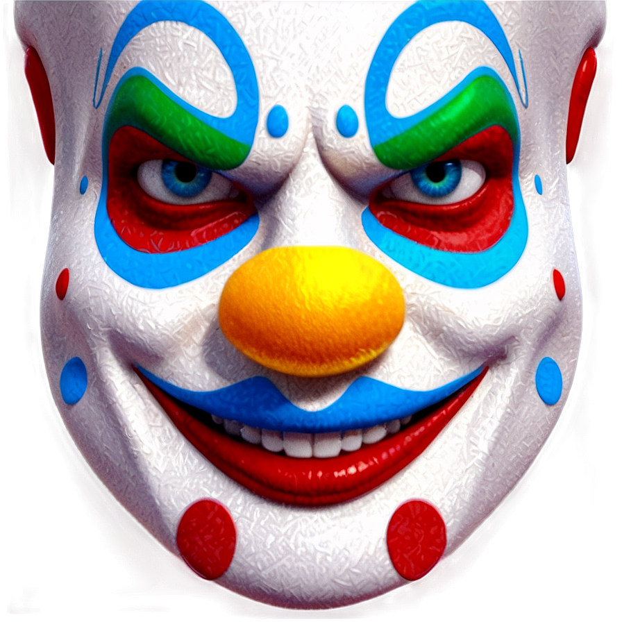 Fantasy Clown Face Artwork Png Nwn PNG Image