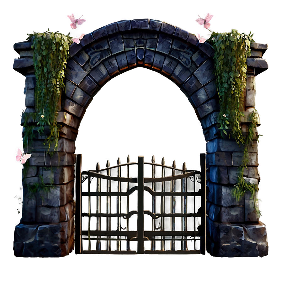 Fantasy Fairy Tale Gate Png 05242024 PNG Image