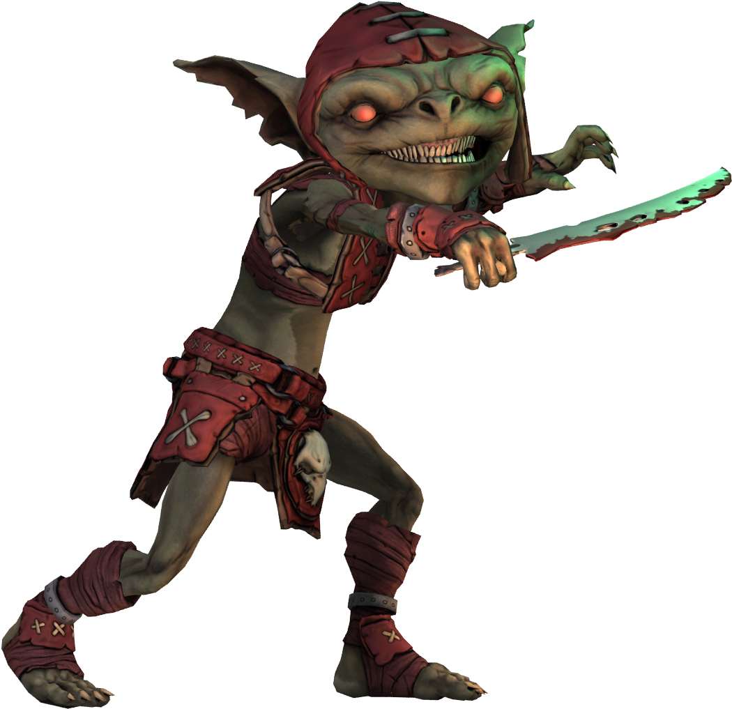 Fantasy Goblin Warrior PNG Image