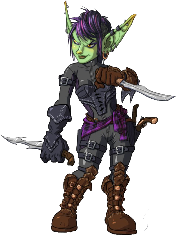 Fantasy Goblin Warrior PNG Image